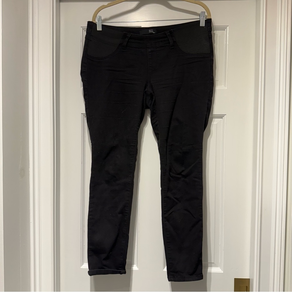 1822 Denim Women's Black Skinny Pants Maternity Size 10/30